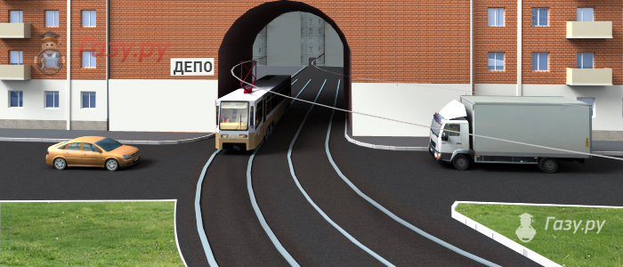трамвай из депо пдд. выезд трамвая из депо. пересечение дороги с трамвайными путями. приоритет маршрутных тс. выезд из депо.