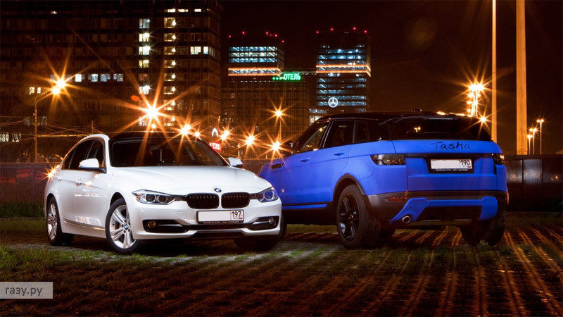 Range Rover и BMW